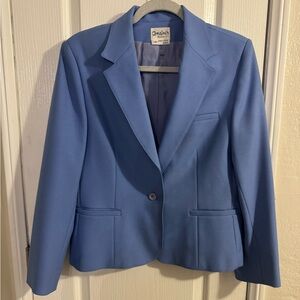 Stylish  VTG Light Blue Women's  Blazer Y2K